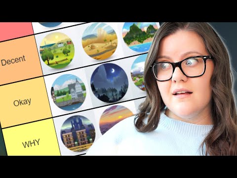 Let's Rank Every WORLD in The Sims 4 🌎 *which ones are trash?*