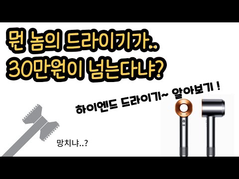 드라이기 끝판왕 등장.. 다이쓴? 말고 더이쓰~? 애터미에~