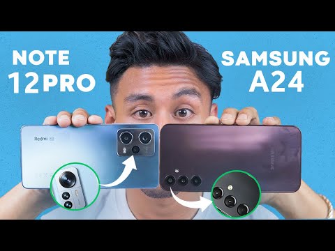 Samsung A24 vs Redmi Note 12 Pro *Camera Comparison*