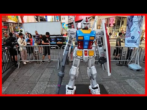 Gundam Base Mobile Tour 2024 Times Square New York New York