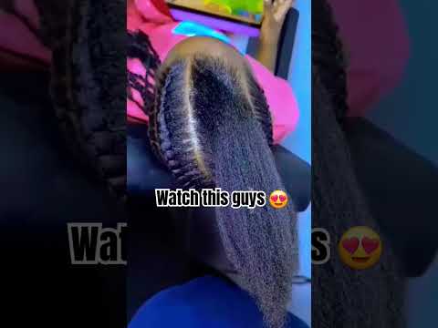 Upfront version,  easy to do please #subscribe #hairstyles #foryou #braids #haircare