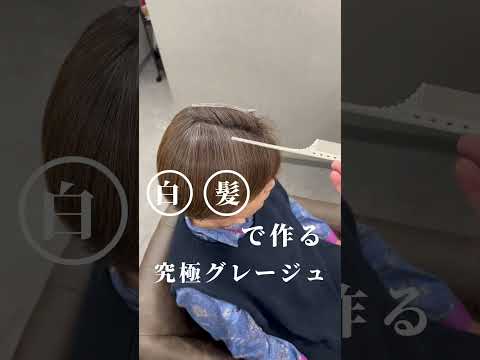 【姫路市　脱白髪染め専門美容師　平岡雄樹】白髪にお悩みの方はプロフィールへ飛んで下さい😊#姫路美容室　#姫路美容院 #姫路　#姫路で唯一の脱白髪染め専門　#明るい白髪染め　#白髪ぼかし