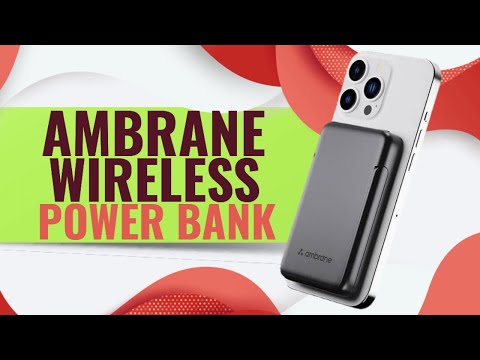 Wireless Power Bank || Mag-Safe || unboxing  || Ambrane || #wireless #powebank #magsafecharger