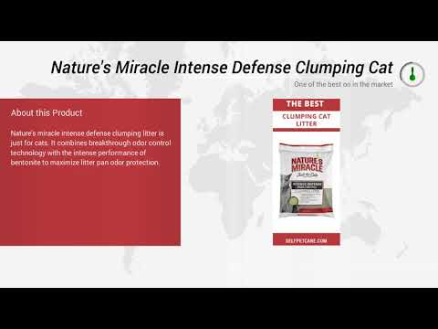 Nature's Miracle Intense Defense Clumping Cat Litter