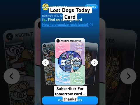 20 Aug Lost Dogs Card Answer | Find an Average Card #lostdogs #airdrops