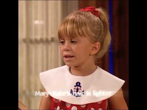 How to tell Mary-Kate and Ashley Apart in Full House #shorts #michelletanner #fullhouse