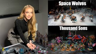 Space Wolves vs Thousand Sons Battle Report 10th Edition 2000pts Pariah Nexus