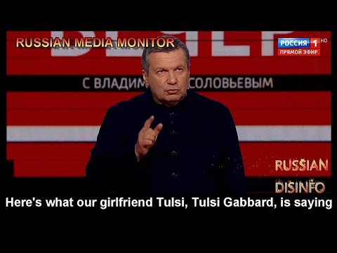 Vladimir Solovyov says Tulsi Gabbard is Putin's agent (2022)