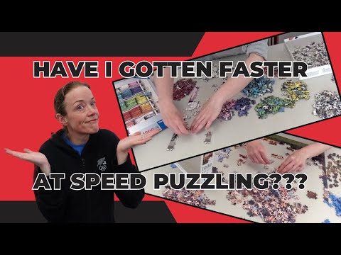 Have I Gotten FASTER at Speed Puzzling??? Preparing for the 2024 Masters Games #puzzle #jigsawpuzzle