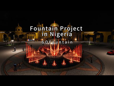 Nigeria Project | Dia.12m Music Dancing Water Fountain | نافورة الماء الراقصة بالموسيقى