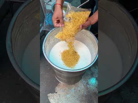 #50KG bundi rayta making at Street #indianstreetfood #streetfood india #desifood #villagevlog