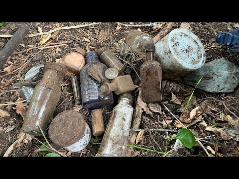 Bottle Digging for old bottles and relics.