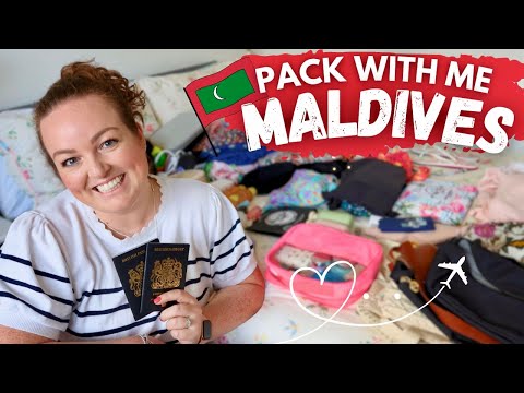 PACK WITH ME: MALDIVES! 🇲🇻 ✈️ holiday prep, long-haul flight essentials & best travel hacks & tips 🧳