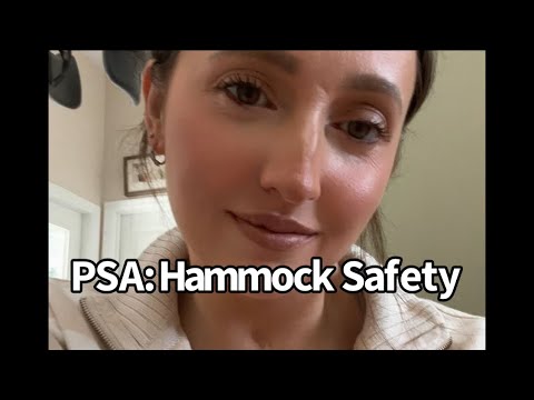 Erin Field: PSA on hammock safety ￼