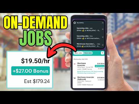 Get PAID with WorkWhile! (Shift-Based FLEXIBLE JOBS ON DEMAND)