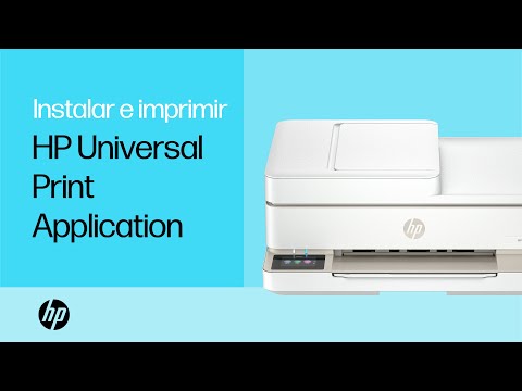 Instalar e imprimir com o HP Universal Print Application | Impressoras HP | HP Support