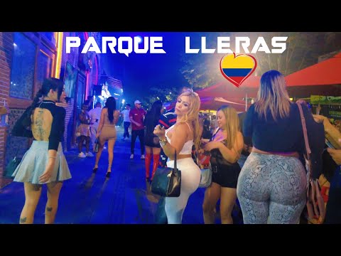 Parque Lleras The Best Exotic Nightlife in Medellin Colombia 2023 🇨🇴