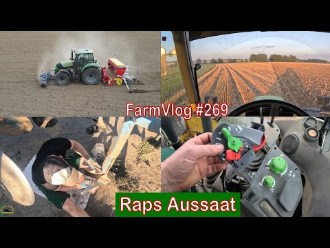 Farmvlog #269: Raps säen | Agrotron 105 Defekt | Stoppelbearbeitung