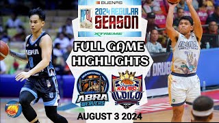 MPBL HIGHLIGHTS | ABBA WEAVERS VS ILOILO UNITED ROYALS | AUGUST 3 2024 #mpbl