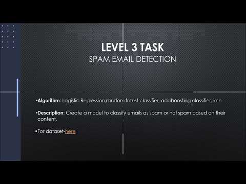 CognoRise-InfoTech-Intern-PINAKI_SPAM_EMAIL_DETECTION-USING-MACHINE-LEARNING-TASK-3-LEVEL-3