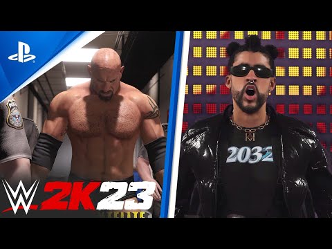 WWE 2K23 Goldberg Entrance + Bad Bunny Entrance (PS5)