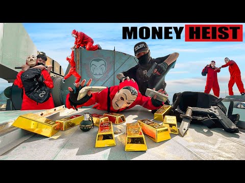 PARKOUR VS MONEY HEIST: Money Heist and Bad Guy chase, kidnap and kill Police for revenge | Epic POV