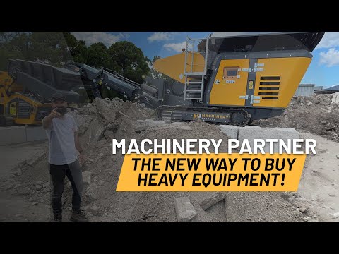 Machinery Partner: The new way to buy heavy equipment!