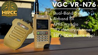 Best Mid-Priced Ham Radio Handheld? VGC VR-N76 (APRS & SSTV!)