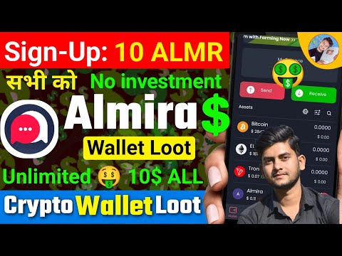 Almira Wallet Crypto Airdrop |🤑 10 ALMR Instent Withdrawal New Crypto Loot Today | Zid Earning