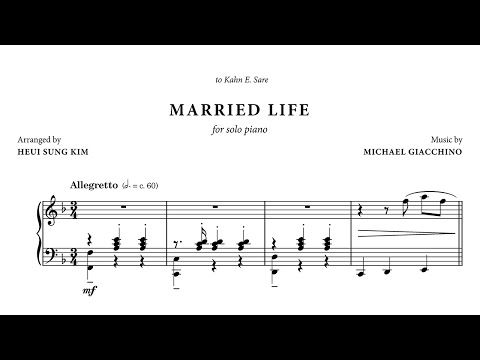 Paraphrase on the theme from movie "Up" (for solo piano)