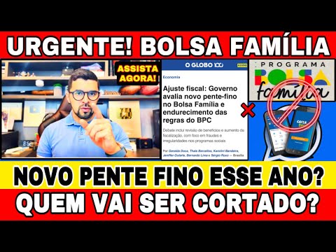 NOVO PENTE FINO SERÁ PARA TODOS DO BOLSA FAMÍLIA OU SÓ UNIPESSOAIS? VEJA O QUE O MINISTRO FALOU!