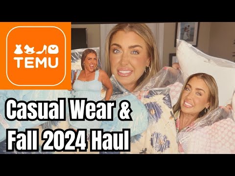 Temu Casual Wear Try On Haul  | Fall wear from Temu | Hotmess Momma Vlogs