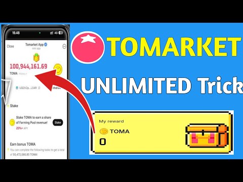 Tomarket unlimited toma tokens || Tomarket airdrop new update || tomarket unlimited trick