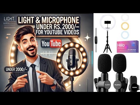 Budget Lighting Unboxing! Unboxing Of Kreo Ring Light & Velomax Microphone In Odia!