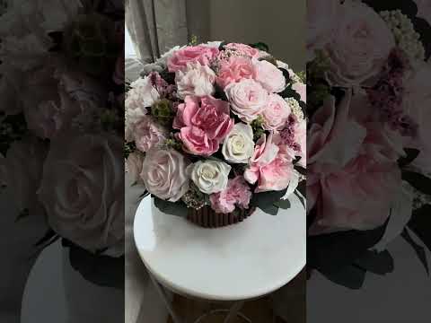 🌸Шар из цветов - стабилизированный букет🌸 #florist