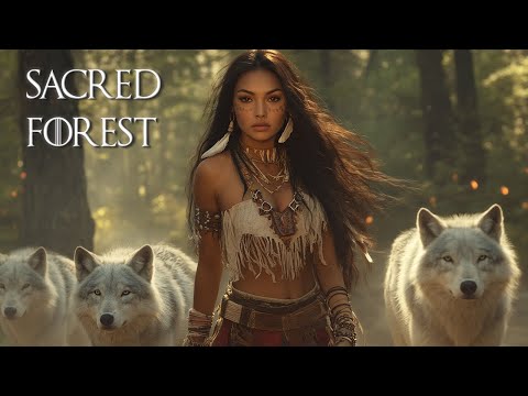 Sacred Forest - Soothing Hang Drum & Native American Flute Meditation Music - Soul of the Wild