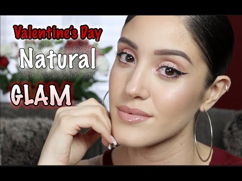 Valentine's Day Natural Glam Makeup Tutorial