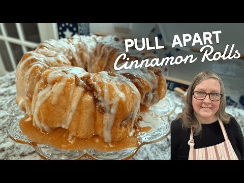 Easy (5 min) Pull Apart Cinnamon Rolls | Made with Frozen Dinner Rolls!