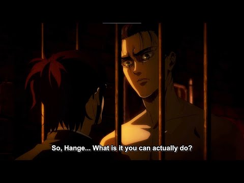 Eren & Hange Jail Scene [S4E10]