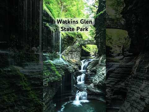 Watkins Glen is home to 19 amazing waterfalls and is opening very soon! #waterfall #travel #summer