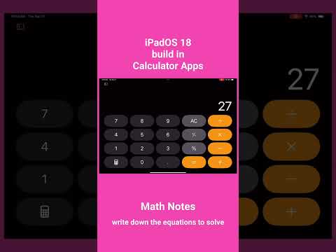 iPadOS 18 build in Calculator Apps #geekygramp #iPadOS18