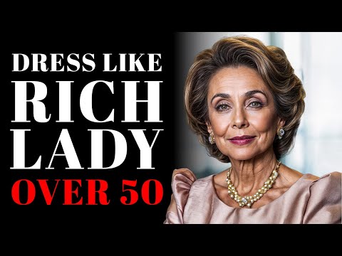 How to Dress Like a RICH Woman This Fall | Rich Mom Autumn Outfits 50+