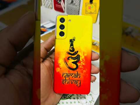 🕉️ NAMAH SHIVAYA BACK PRINT FOR MOBILE #short #shortfeed #omnamahshivaya