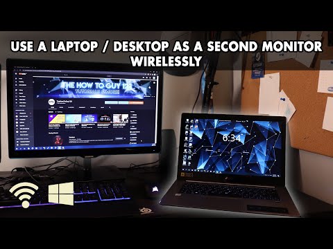 How to Use a Desktop or Laptop as a Wireless Second Monitor