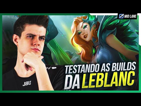 Com os nerfs na build AD, começam os testes da LEBLANC AP! 🎩✨