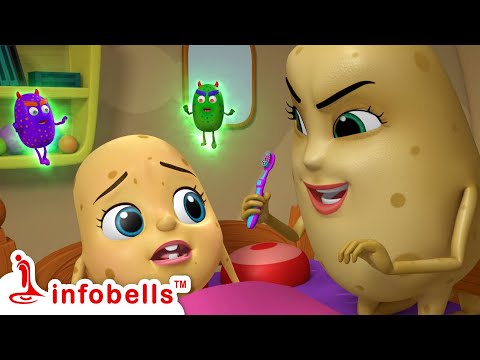 আলু কাচালু চকলেট খেয়েছে - Aloo Cartoons | Bengali Rhymes & Cartoons | Infobells #bengalicartoons