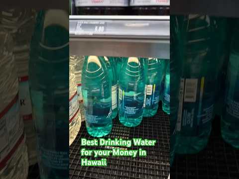 The best-tasting water for your money when visiting Hawaii is...🚰