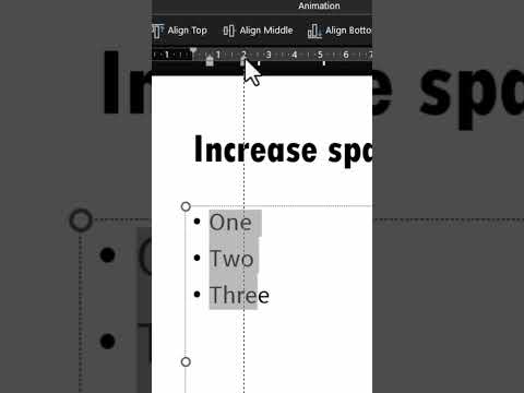 Increase space between bullet points and text in PowerPoint  #ramgopalppt