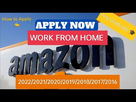 AMAZON HIRING WORK FROM HOME 2022 | FRESHERS | HOW TO APPLY ✍️ | ANY GRADUATE