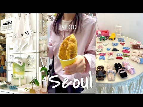 [vlog]韓国旅行ep.2 | 念願のARTIST BAKARY🥐聖水で買い物 | 望遠雑貨屋巡りにフンフンホットク | 安国 | 聖水 | 望遠 | 弘大 | ヒュンダイソウル